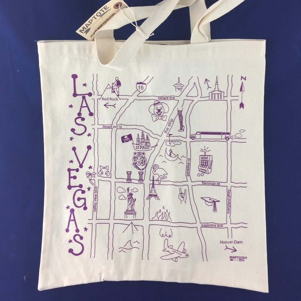 New Canvas MAP Tote * LAS VEGAS